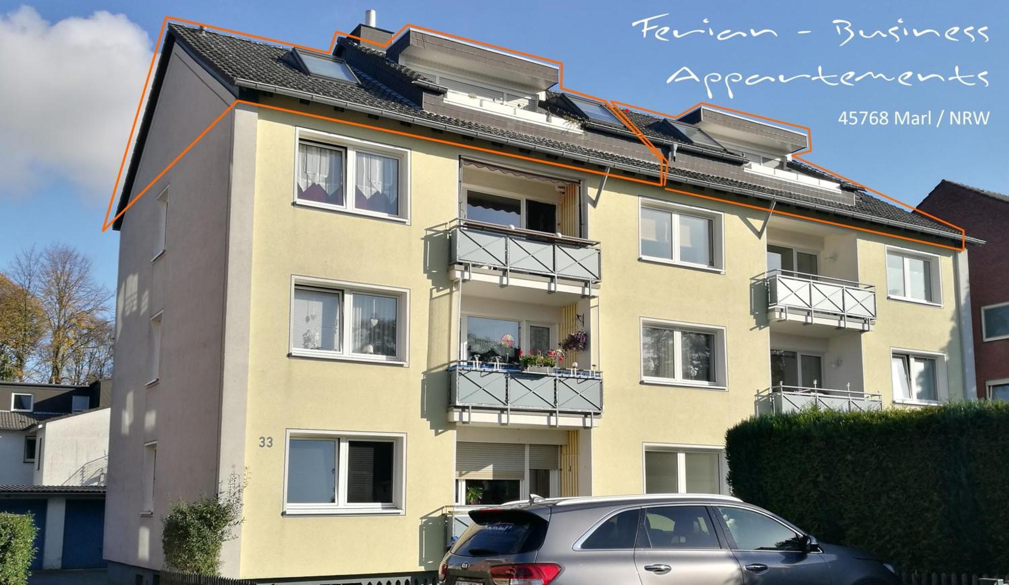 Modernes Und Ruhiges Appartement Mit Loggia Marl Exterior foto